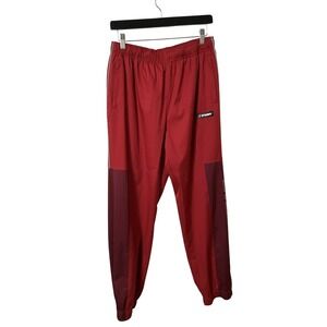 Stussy Alpine Red Track Pants Mens Size Small Streetwear Athletic